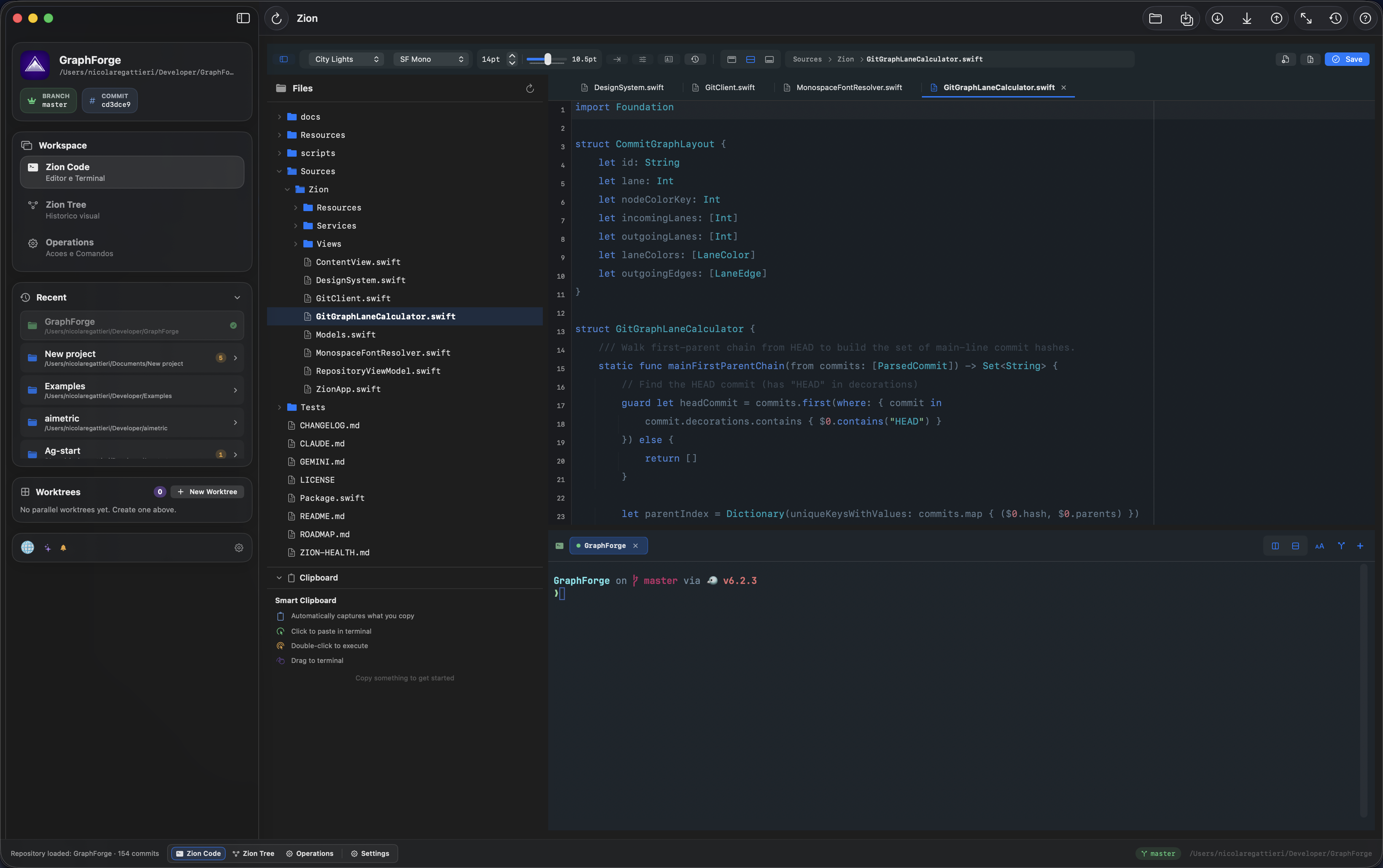 Zion Code — Editor + Terminal